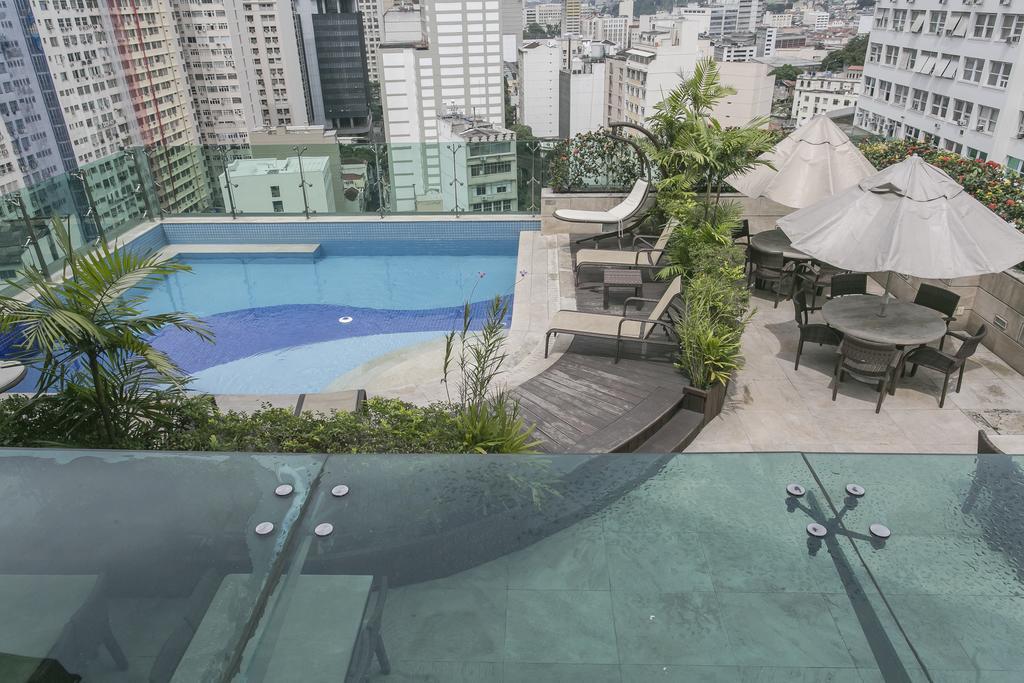 Hotel Atlantico Tower Рио-де-Жанейро Экстерьер фото Rooftop pool